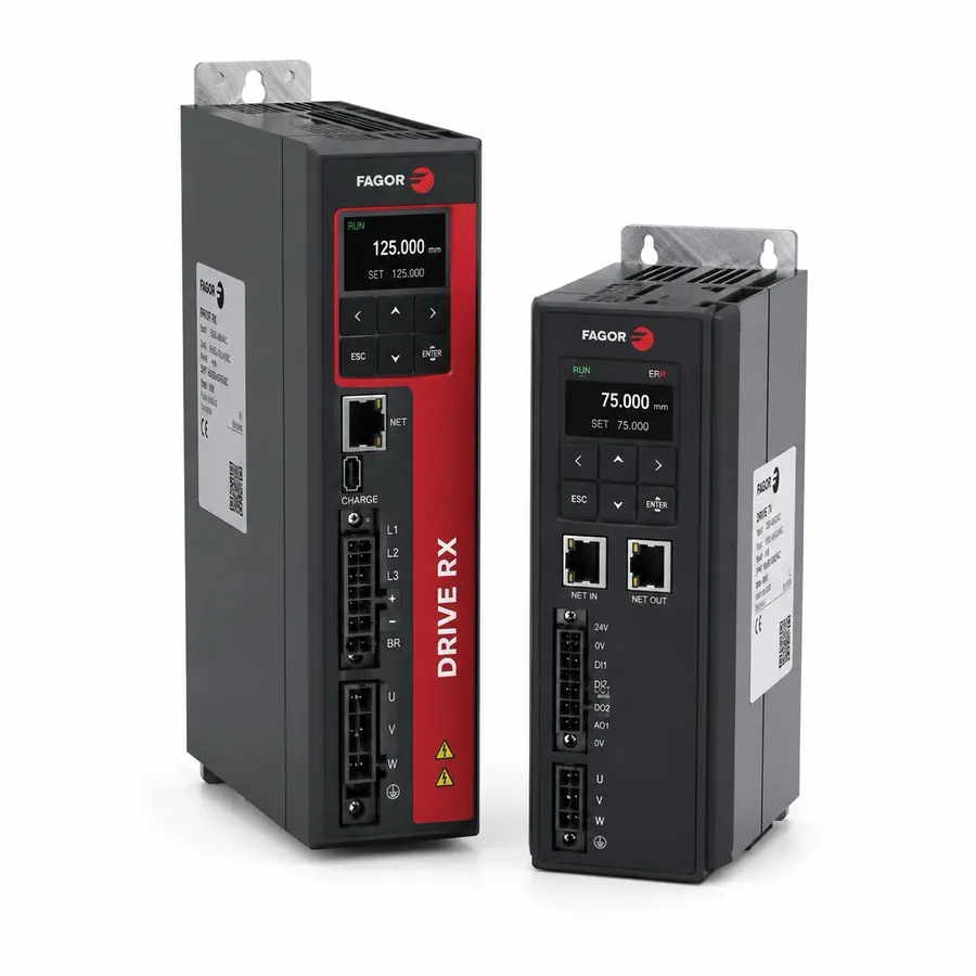Drives Fagor DDS e comando CNC reparados pela Versatronic