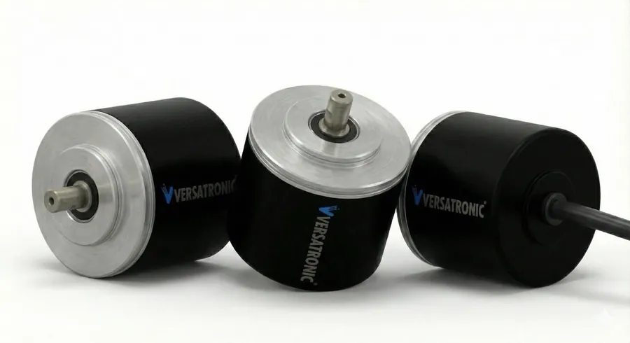 Encoders rotativos Versatronic recuperados para máquinas CNC