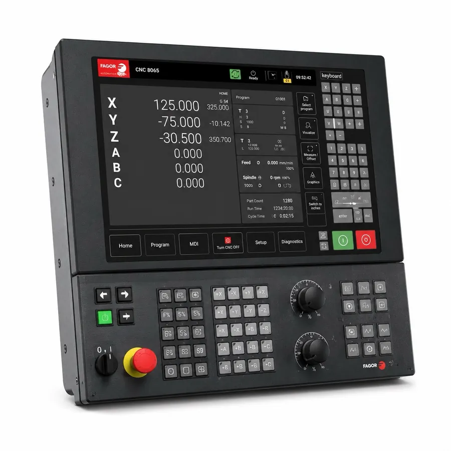 IHM e painel de operação CNC Fagor em reparo na Versatronic